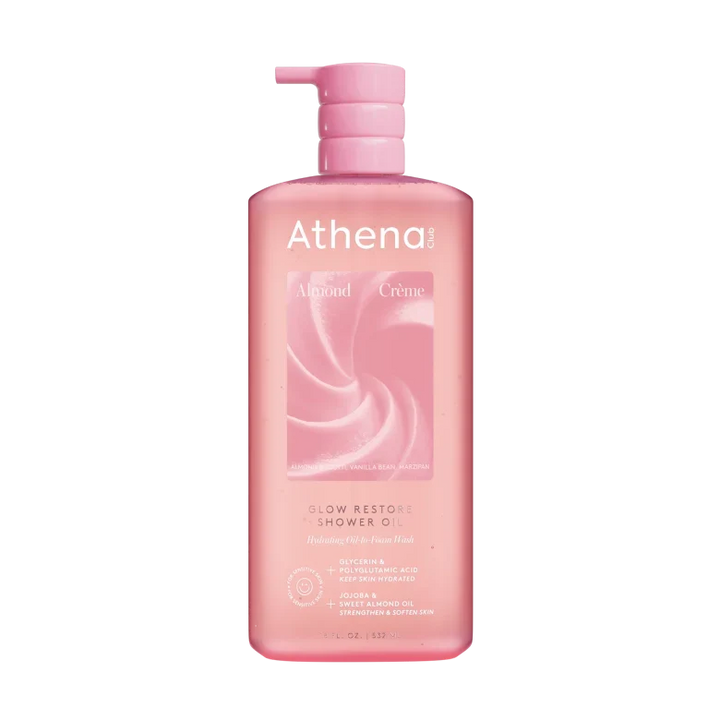 Glow Restore Shower Oil F8 Almond Crème